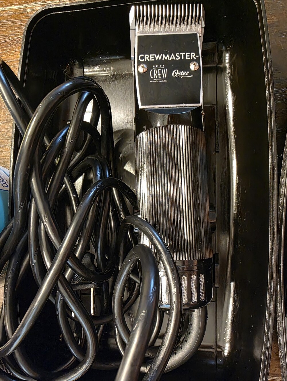 Oster Crewmaster 76 Corded Barber Hair Clippers - Black